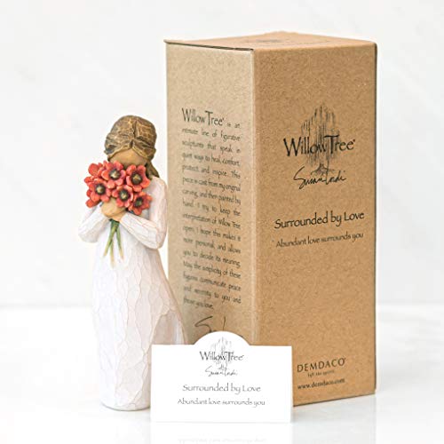 Willow Tree Surrounded By Love, Sculpted Hand-Painted Figure #TOP5