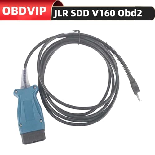 Lector de código JLR SDD V160 coche OBD2 cable USB para solucionar testigos encendidos 4