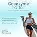 Quick Absorption CoQ10 200mg - Coenzyme Q10 200mg Potent Antioxidant for Heart Energy and Aging Support - High Stability CoQ10 Ubiquinone Capsules - Made in a cGMP US Lab (200 Servings)