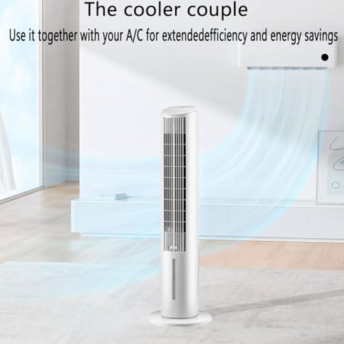 Refrigerador de aire evaporativo portátil de 4L, ventilador silencioso con temporizador 5