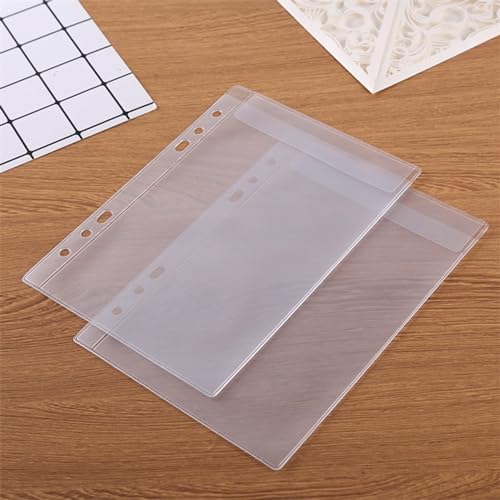 Briartw Protetores de lençol para fichário de 6 anéis - 20 protetores de página de plástico transpar