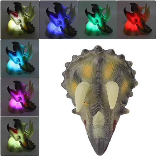 Lámpara de Mesa Dinosaurio LED Cambia Color 25.5x9cm miniatura 7