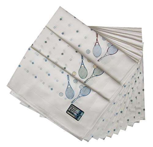 Boîte de mouchoirs PEROFIL 50x50 tissu coton | VPRT00284-07 lot de 12 Fantasia 070