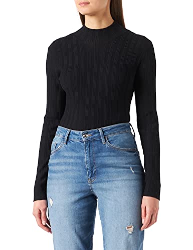 TOM TAILOR mine to five 1030383 Suéter, 28992 - Obsidian Black, XXS para Mujer Cover