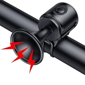 Electric Bike Horn 130db Loud Bicycle Horn，Bike Bell for