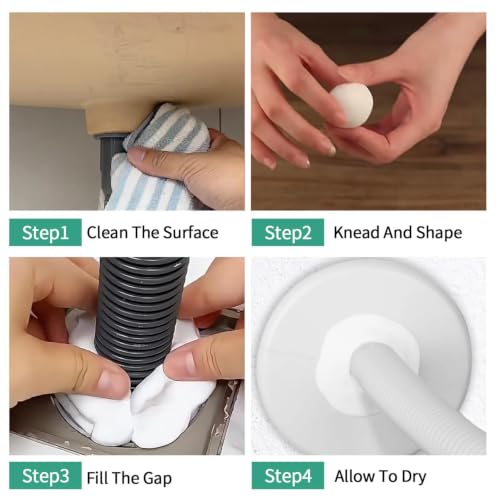 Image of 2026 Upgrade Repair Sealing Clay, Waterproof Sealant Mastic, Cement Crack Filler, Quick Mending Mud for Drain Connection, Wall Hole, Air Conditioning Hole Waterproof Seal Putty (4)