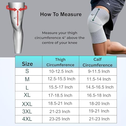 Image of Unisex Bamboo Knee Cap | Adjustable Support for Knee Pain Relief & Injury Prevention | Breathable, Comfortable & Durable - Ideal for Sports, Recovery & Daily Use - (Size - XL)