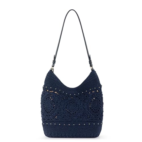 Image of The Sak Sequoia Hobo Bag - Hand Crochet Large Women's Purse for Everyday & Travel - Durable Handbag & Tote With Zipper Pocket