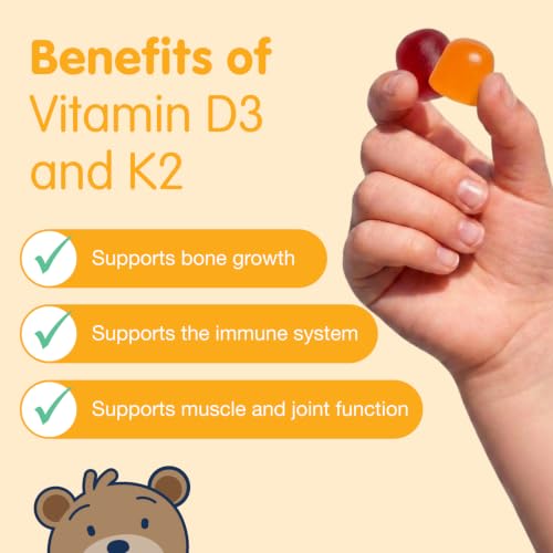 Image of DR. MORITZ Vitamin D Gummies for Kids and Adults (2000 IU) - Chewable Kids Vitamin D Supplement for Immune Support - Vegetarian and Gelatin-Free, 2 Pack (120 Count)