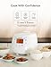 CUCKOO Micom Rice Cooker 6 Cup Uncooked / 12 Cup Cooked, Korean Fuzzy Logic Rice Cooker with Delay Timer & Keep Warm Setting, Versatile Food Steamer with Non-Stick Inner Pot, White (CR-0633F)