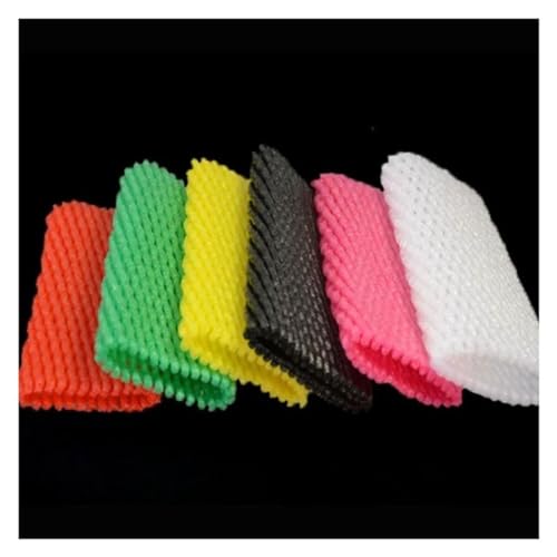 TETEOLALA Cubierta De Red Protectora For Frutas, 290 Piezas De Color, A Prueba De Golpes, Elástica, Anticolisión, Red De Espuma For Huevos, Verduras, Bolsa De Malla For Embalaje, 14 × 7 Cm(Purple)