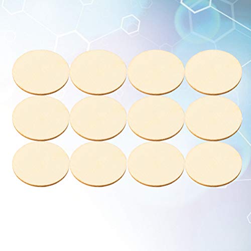 VALICLUD 50pcs Natural Wood Pieces Slice Round Unfinished Wooden Discs for Crafts Centerpieces DIY Ornaments Thanksgiving Decoration - Image 4