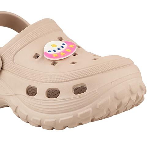 Image of FUEL Poddle Comfortable Indoor & Outdoor Casual Garden Clogs, Soft Cushioned Footbed and Lightweight EVA Slip-On Kids Clogs for Boys & Girls