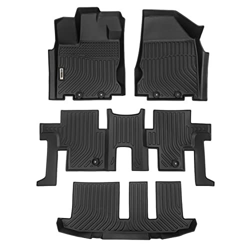 Orealtrend Car Mats Replacement For Floor Liners Infiniti Qx60 2014-2020 / Jx35 2013 / Pathfinder 2013-2020 All Weather Black Front Rear Car Carpet Custom Fit Durable Easy Clean #TOP14