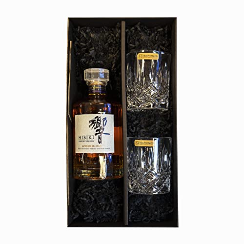 Hibiki Japanese Harmony Whisky 0,7 l 43% + 2 Nachtmann Tumbler in Präsentbox by Reichelts