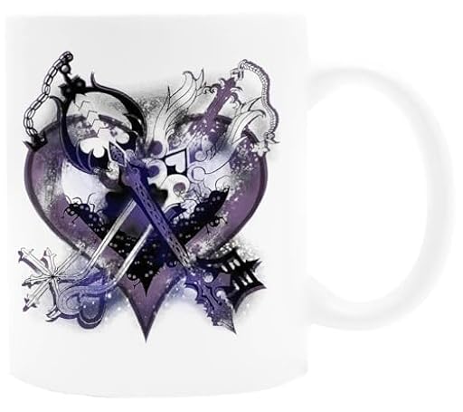 Udaytee Llaves Espada De Kingdom Hearts Taza De Cerámica Blanca Taza Para Beber Bebidas | Ya disponible en tu tienda friki favorita! En mundofriki.es!