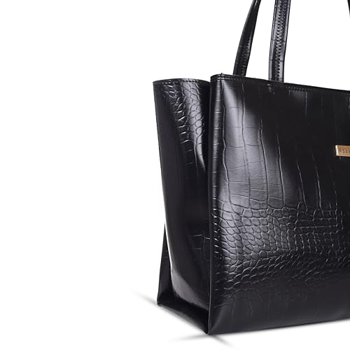 Image of ROSS BROWN Large Capacity Croco Pattern Tote Bags For Womens Big Purses And Handbags Ladies Big | Shoulder Bag