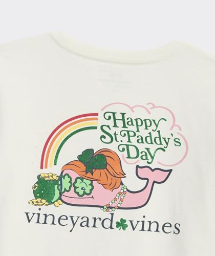 vineyard vines Girls' St. Paddy's Day Long-Sleeve Pocket Tee3