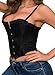 Mesh Lace-Bustier-Corset-Tops for Women with Buckle - Going Out Date Night Fashion-Outfits Clothes Crop Cute Party Club Strap Tank