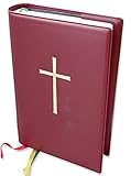 Motivationsgeschenke Gotteslob-Steckhülle Kreuz Weinrot Goldprägung für Gesangbuch katholische Kirche