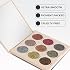 Profusion Cosmetics 9 Colors Pressed Glitter Eyeshadow Palette, Highly Pigmented Multicolor Eye Makeup with Long-Lasting Shimmer Finish for Flawless, Eye-Catching Looks, Gold