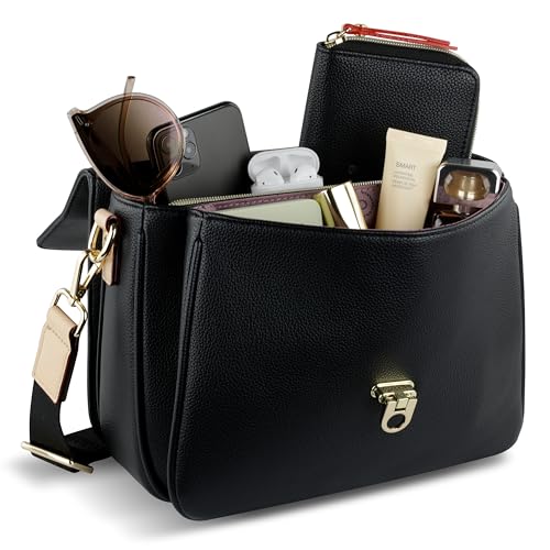 bugatti Ella Classic Bag für Damen, Umhängetasche aus Kunstleder, Henkeltasche, beige