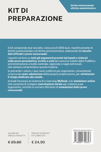Kit Di Preparazione Diritto Costituzionale E Amministrativo. 4400 Quiz Per Tutti I Concorsi - 2