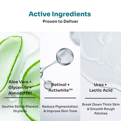 Image of Kitcoz Nigriclear Cream for Pigmentation (Acanthosis Nigricans) with Urea, Retinol & Lactic Acid | Treats Dark, Dry & Rough Skin Patches on Neck, Elbow, Knees, Armpits & Thighs | Diabetes Skin Care | Daily Use Safe - Men & Women (50gm)