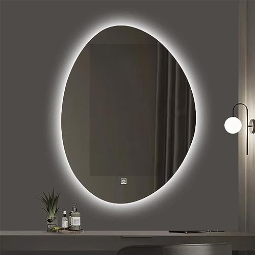 Miroir LED de salle de bain à gradation continue tactile et durable - 2