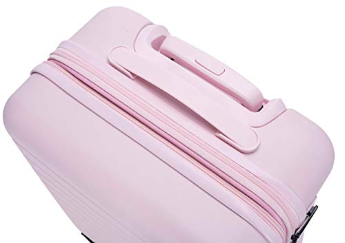 Image of Sherrpa Destiny Hardside Collection Polycarbonate Expandable Luggage Trolley with Spinner Wheels and TSA Approved Combination Lock (Cabin Size-25)