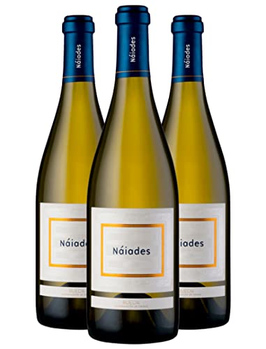 Vino Blanco Naiades Fermentado en Barrica de 75 cl - D.O. Rueda - Bodegas Naia (Pack de 3 botellas)