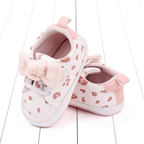 Summer Kids Infant Toddler Shoes Boys Girls Floor Sneakers Lightweight Comfortable Bowknot Spotted 18 Months Girl Shoes4