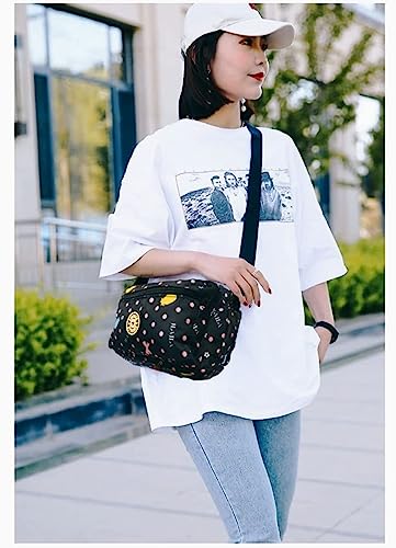 Image of MOMISY Women Mobile Messenger cellphone Bag Ladies Nylon Shoulder Cross Body Long Strap for College, Outing, Travelling, Work