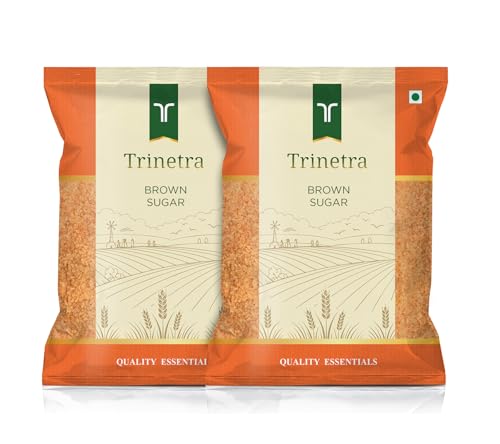 Image of Trinetra Brown Sugar | Unrefined Healthier Sugar Alternative | 2 kg (2 x 1kg)