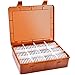 Portamonete Capsule, Raccolta Storage Organizer Caso per collezionisti Contiene 84 Monete da 20/25/27/30/38/46 mm, 84 pz in plastica trasparente Coin Capsule
