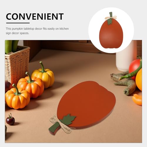 Décorations citrouilles d'automne bois rustique faites pour durer - 4