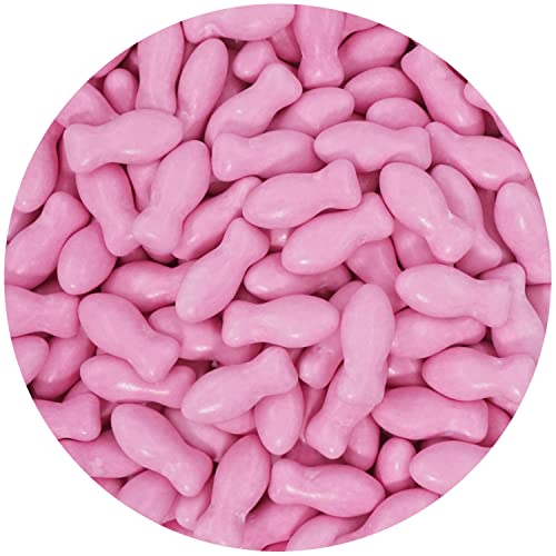 EinsSein 0,5kg Grageas de Chocolate bautizo Pescado Rosa brilla Peces de Chocolate y Peladillas de Almendra - Dulces Perfectos para Bautizo, Comunión, Confirmación y Mesas de Dulces niño baratas
