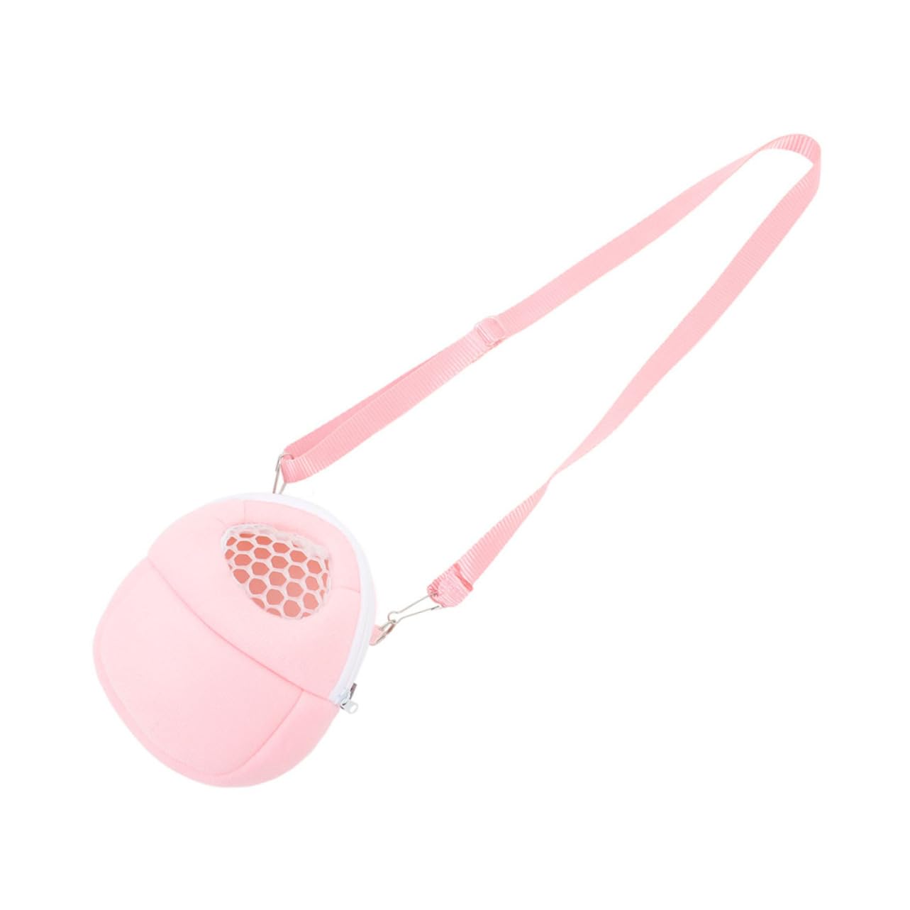 Kisangel Breathable Mesh Pet Carrier Bag for Hamster Chinchilla Rat Portable Travel Case Adjustable Strap for Small Animals