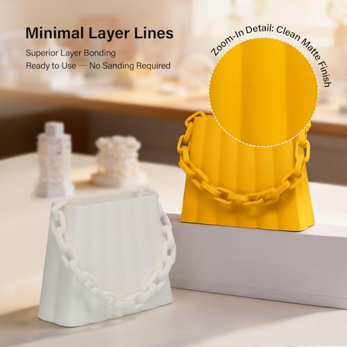 Image of Matte TPU Filament 1.75mm, 1kg - Shore 95A Flexible & Durable TPU, Matte Yellow, Low-Gloss Matte Finish, Minimal Layer Lines, for Phone Cases, Wearables & Functional Parts