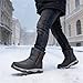 Men’s Waterproof Orthotic Winter Work Boots, Extreme Cold Protection, Non-slip Sole, All-Day Comfort Insulated Boots (Black, 1, Adult, Men, 10, Numeric, US Footwear Size System, Wide)