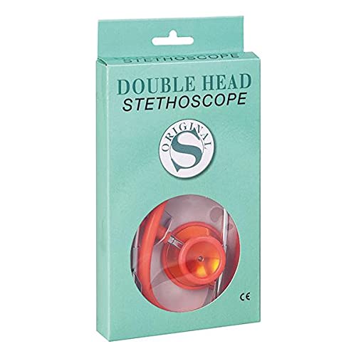 Stéthoscope double pavillon Economy orange pour l'auscultation - 2