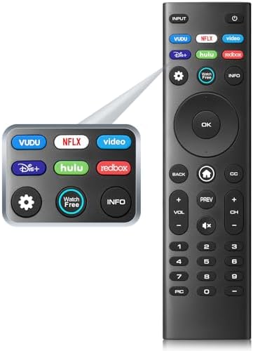Universal Remote Control for All VIZIO Smart TV Remote,Replacement Compatible for All VIZIO LED LCD HD 4K UHD HDR Smart TVs