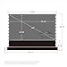 VIVIDSTORM-ALR Projector Screens S PRO 84 inch Electric roll up Rising Floor Screen HD/8K/4K Home Theater/Office/Game Compatible Ultra Short Throw Laser TV Projector,VSDSTUST84H-WB