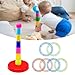 Yunhgft Children's Lasso Game for Tossing and Active Play, 18 Circles