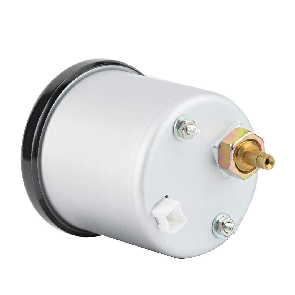 Medidor Turbo Boost, 2 "52 mm Universal Aluminio + Pantalla LED de plástico Medidor Turbo Boost de motocicleta con sensor