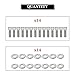 QGHAUC Stud Kit Bolts Valve Cover Stainless Steel Big Block Compatible For Chevy 396 402 427 454 502 GM