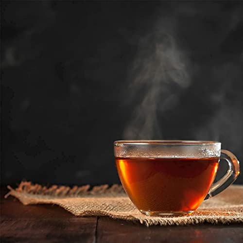 Image of MULTI ZONE 300 ML Crystal Clear Toughened Glass Tea Cup with Convenient Solid Handle Cups, Espresso Mug Set for Tea, Coffee, Hot /Cold Drinks (MZ-02)
