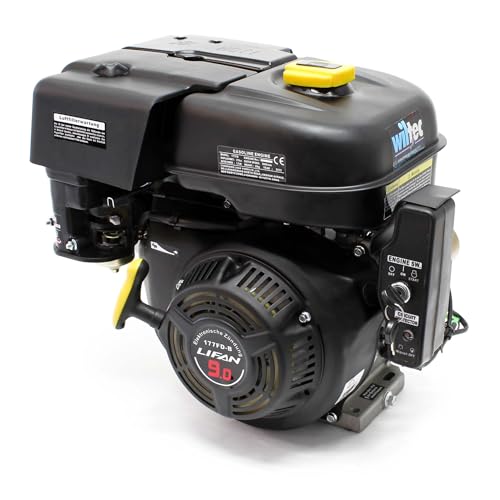 LIFAN 177 Moteur essence 6.6kW (9CV) 4-temps 25.4mm Monocylindre avec Démarreur électrique 12V