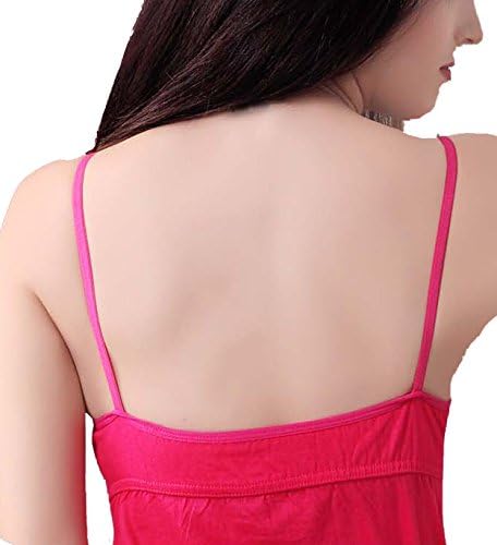 Image of GMR Womens Non Padded Cotton Bra Slip Adjustable Strap Camisole
