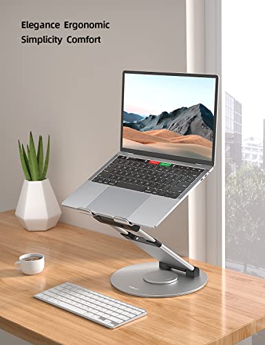 Nulaxy Telescopic 360 Rotating Laptop Stand — view 7